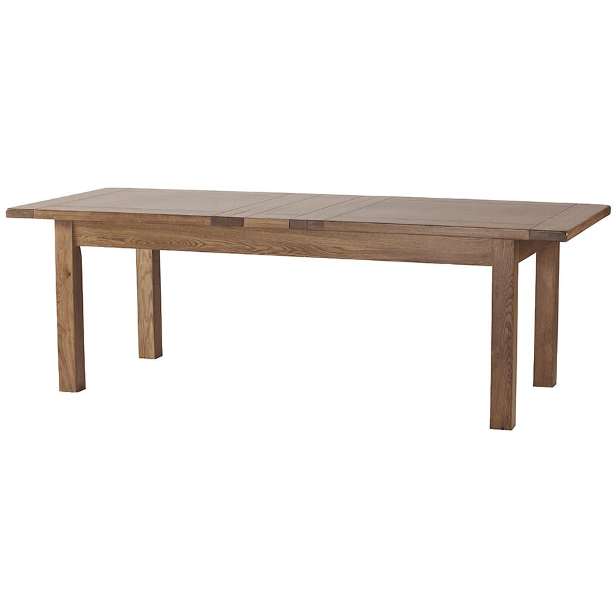 Sherwood Dark Solid Oak Large Extending Table